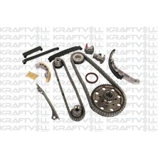 Kraftvoll 12100078 Eksantrik Zincir Seti Nissan Pickup Skystar D22 D23 2002 2006 (YD25DDTI) 13028AD202