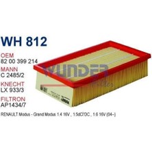Wunder WH812 Hava Filtre Renault Clio Iıı Y.m C2485 2 FN0106 MRMOEM-1083859