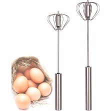 Pembe 1 Takım Stili Yumurta Araçları Yarı Otomatik Yumurta Beate Paslanmaz Çelik Yumurta Çırpma Manuel El Mikser Kendinden Dönen Yumurta Karıştırıcı Mutfak Aksesuarları (Yurt Dışından)