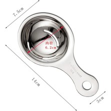 304 Paslanmaz Çelik Tarzı Paslanmaz Çelik Yumurta Beyaz Ayırıcı Yumurta Sarısı Ayırıcı Gıda Sınıfı Yumurta Bölücü Yumurta Sarısı Filtre Pişirme Araçları Mutfak Aksesuarları (Yurt Dışından)