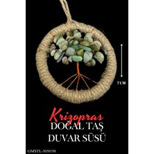 Sertifikalı Krizopras Doğal Taş El Yapımı Duvar Süsü & Araba Süsü & Kapı Süsü
