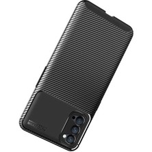 ZORE Oppo Reno 4 Kılıf Zore Negro Silikon Kapak-Siyah
