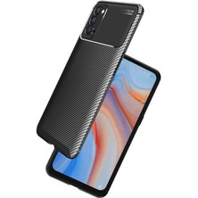 ZORE Oppo Reno 4 Kılıf Zore Negro Silikon Kapak-Siyah