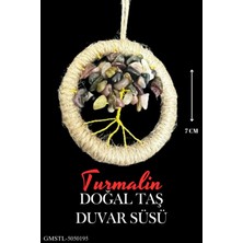 Sertifikalı Turmalin Doğal Taş El Yapımı Duvar Süsü