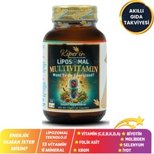 Kiperin Lipozomal Multivitamin 13 Vitamin & 6 Mineral Cilt - Saç - Tırnak & Enerji | Akıllı Gıda Takviyesi