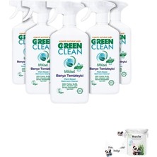 Green Clean Banyo Temizleyici 5 Adet 500 ml ve Rosie Pamuk