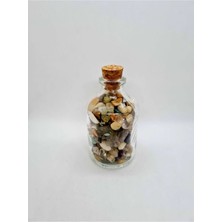 Sertifikalı Tüp Şişede Karışık Doğal Taş Delikli Doğal Taş 7.4x4.2 cm