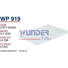 Wunder WP919 Polen Filtresi Nissan Qashaı 07-Xtrail 07-CU1936 MRMOEM-1084785