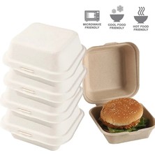 Pengfushop4 Gıda MAT-140PCS1 Tarzı Tek Kullanımlık Bento Gıda Kapları Pişirme Tatlı Kek Kasesi Paketleme Burger Snack Kutuları Mikrodalgada Ev Taşınabilir Öğle Yemeği Kutusu (Yurt Dışından)