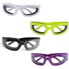 Pengfushop4 Mor Cam Tarzı Sis Yok Gözyaşı Yok Soğan Gözlüğü Sünger Tasarım Rahat Sebze Kesici Soğan Koruyucu Göz Yırtılmaz Gözlük Mutfak Aleti (Yurt Dışından)