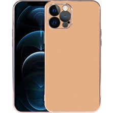 ZORE Apple iPhone 12 Pro Kılıf Viyana Kapak-Gold