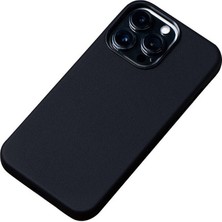ZORE Apple iPhone 15 Pro Max Kılıf Magsafe Şarj Özellikli Pu Deri Adora Kapak-Siyah