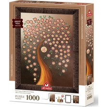 Art Puzzle Allah'ın 99 Ismi (Esma-Ül Hüsna) 1000 Parça Çerçeveli Puzzle