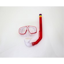 Bermuda Maske Şnorkel Set - Kırmızı