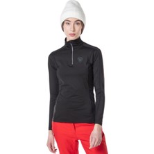 Rossignol Classique 1/2 Zip Kadın Siyah Içlik Üst