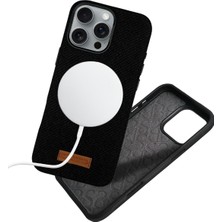 Santa Barbara Polo & Racquet Club iPhone 16 Uyumlu Kılıf Magsafe Kumaş Mekanik Tuş Kamera Koruma Dizaynlı Leonard Kapak