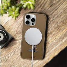 Santa Barbara Polo & Racquet Club iPhone 16 Pro Uyumlu Kılıf Aubrey Magsafe İçi Süet Nakış Desenli Kapak