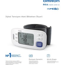 Omron Rs4 HEM-6181-E Sensörlü 60 Hafızalı Bilekten Tansiyon Aleti