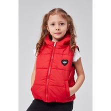 Kapüşonlu Kız Çocuk Şişme Yelek 51307