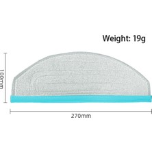 Sumsool Ecovacs Yeedi cc Robot Süpürge Paspas Pedi Için 8 Adet Paspas Bezi (Yurt Dışından)