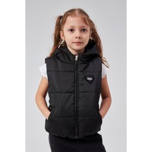 Benitto Kids Kapüşonlu Kız Çocuk Şişme Yelek 51307