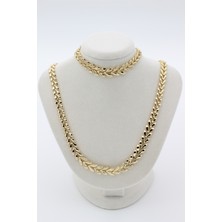 Xuping Jewelry Yaprak Model Kolye Set