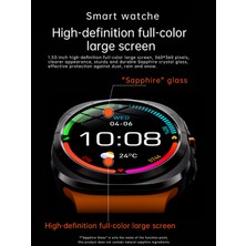 Ozmik Sk7 Ultra Akıllı Saat  47MM Kablosuz Şarj Cihazı Bluetooth Çağrı Android Ios Için Yedek Kordon