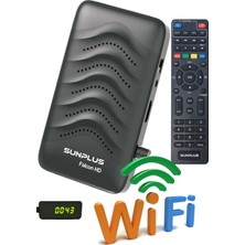 Sun Plus Falcon Çanaklı-Çanaksız Wi-Fi Dahil Full Hd  Uydu Alıcısı (Sınırsız Sinema Paketli)