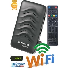 Sun Plus Falcon Çanaklı-Çanaksız Wi-Fi Dahil Full Hd  Uydu Alıcısı (Sınırsız Sinema Paketli)