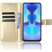 Hello-U Tecno Spark 10 4g Pu Deri Cüzdan Crazy Horse Doku Standı Flip Telefon Kapağı (Yurt Dışından)