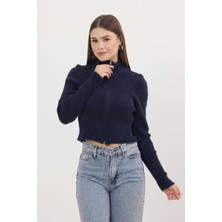 Rays 6806 Fermuarlı Kısa Yumoş Hırka Laci