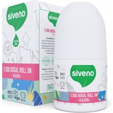 Siveno %100 Doğal Roll-On Kadın Deodorant Bitkisel Leke Bırakmayan Vegan 50 ml