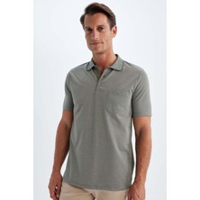 DeFacto Regular Fit Polo Yaka Basic Düz Kısa Kollu Pike Tişört X7133AZ24SM