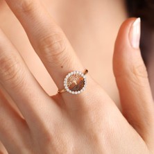 Sembol Gold Altın Inci Yüzük 14 Ayar