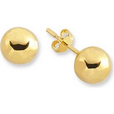 Sembol Gold Altın Top Çocuk Küpe