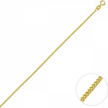Sembol Gold 55 Cm Altın Oluklu Gurmet Zincir