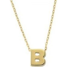 Sembol Gold Altın Harf Kolye