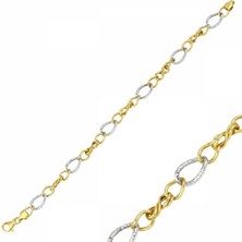 Sembol Gold Altın Bileklik Hallow Tasarım