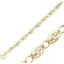 Sembol Gold Altın Bileklik Hallow Modeli