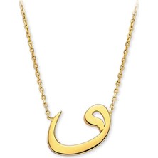 Sembol Gold Altın VAV Kolye Taşsız