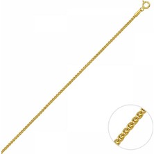 Sembol Gold 50 Cm Altın Spiga Traşlı Zincir