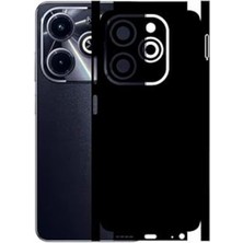 ECR MOBILE  Infinix Hot 40I Mat Siyah Arka Kaplama