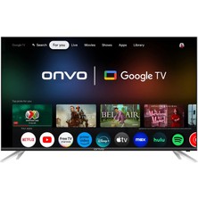 Onvo 55OVF9001UQ 55’’ 140 Ekran Uydu Alıcılı 4K Ultra HD QLED Google Smart TV