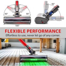 Dyson V7 V8 V10 V11 V15 Yeşil LED Işıklı Vakum Fırça Başlığı (Yurt Dışından)