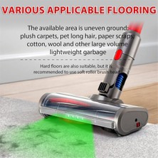 Dyson V7 V8 V10 V11 V15 Yeşil LED Işıklı Vakum Fırça Başlığı (Yurt Dışından)