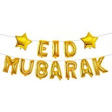 Parti Dükkanım Eid Mubarak Folyo Balon Seti 35  cm