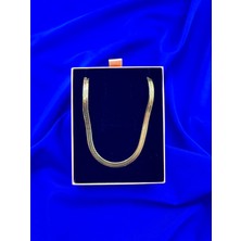 Italyan Ezme Altın Sarısı (Gold) Paslanmaz Çelik Kolye 60CM