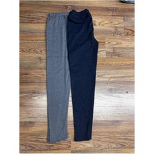 Kışlık Içlik Tayt Ağsız Şardonlu Karışık Renkli