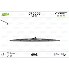Silecek Süpürgesi 53CM X1 Normal Tip First Üniversal Nrmsa
