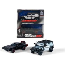 Mini GT Jada Fast And Furious Tej's Jeep Wrangler Dom's Dodge Charger R/t Model Araba